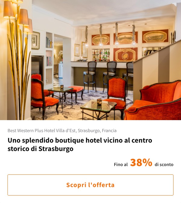 Uno splendido boutique hotel vicino al centro storico di Strasburgo