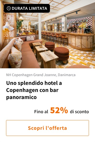 Uno splendido hotel a Copenhagen con bar panoramico