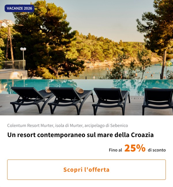 Un resort contemporaneo sul mare della Croazia