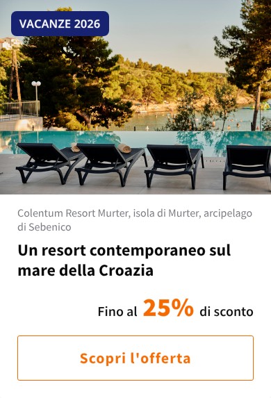 Un resort contemporaneo sul mare della Croazia
