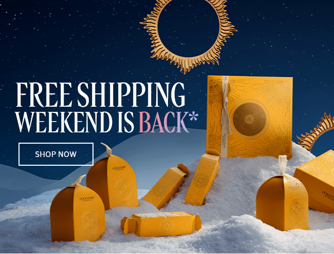 FREE SHIPPING WEEKEND IS BACK* | SHOP NOW