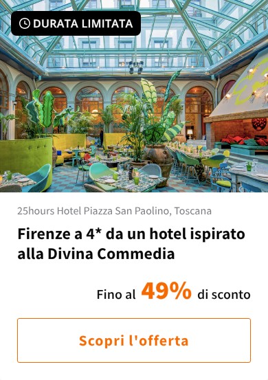 Firenze a 4* da un hotel ispirato alla Divina Commedia