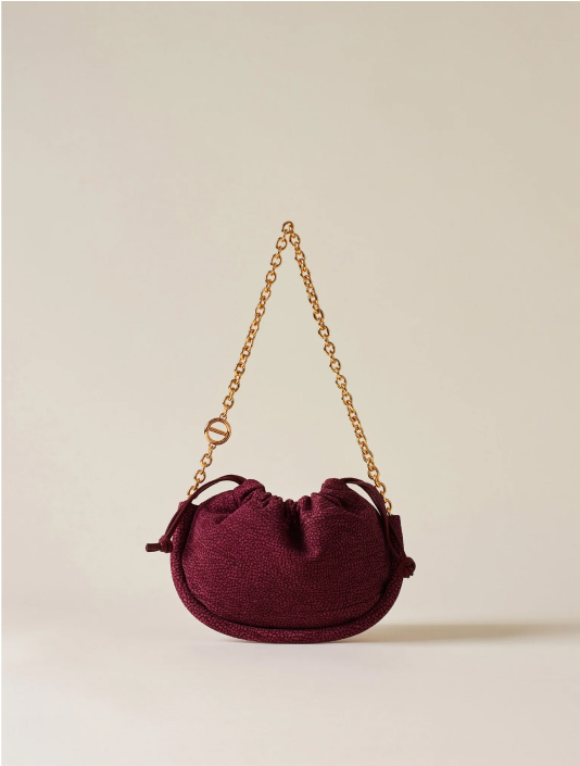 Coquille Borsa Hobo Small Borsa A Spalla Di Camoscio Op