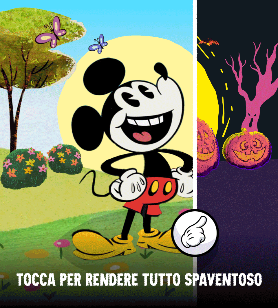 TOCCA PER RENDERE TUTTO SPAVENTOSO