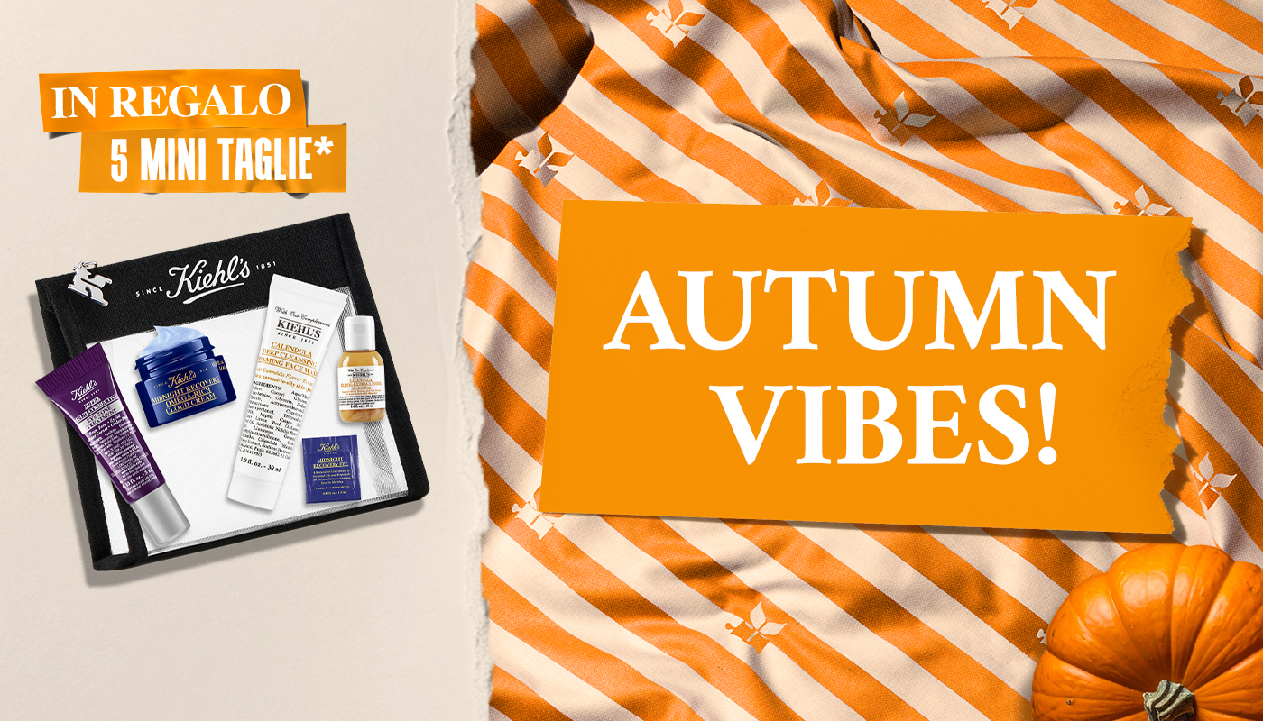 AUTUMN VIBES! In regalo 5 mini-taglie*