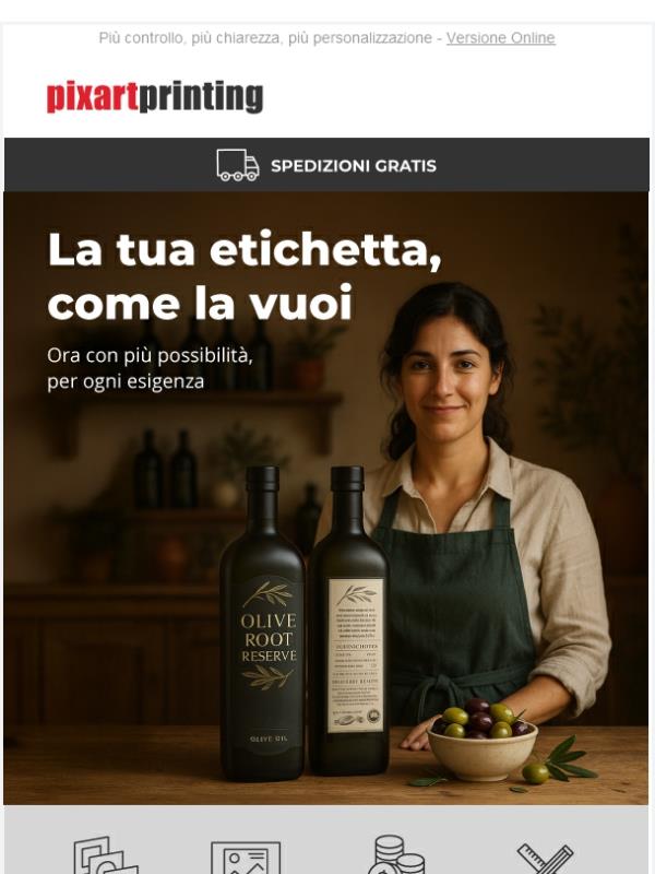 Etichette in bobina: più scelte, fino al -30%