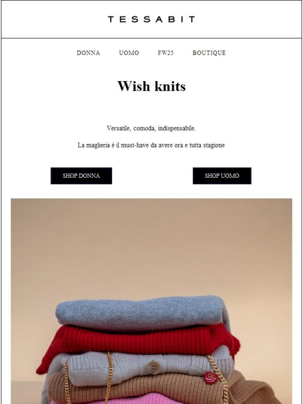 Lasciati avvolgere dalla morbidezza