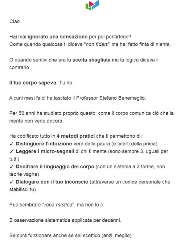 Quel nodo allo stomaco aveva ragione?