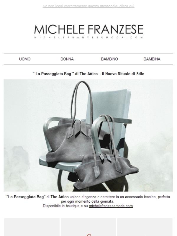 " La Passeggiata Bag" di The Attico – Il Nuovo Rituale di Stile