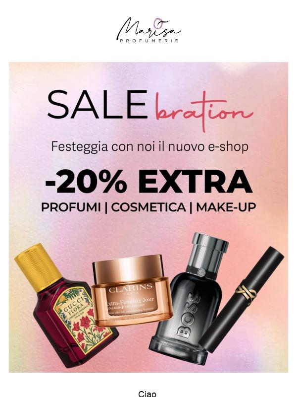 SALEbration | 20% EXTRA SU TUTTO ✨💜