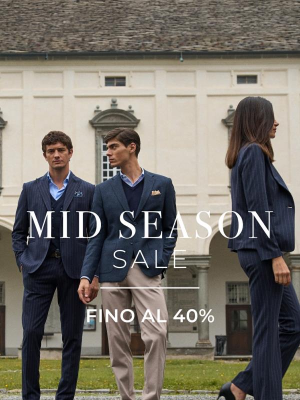 MID SEASON SALE - Fino al 40% online! 🍂
