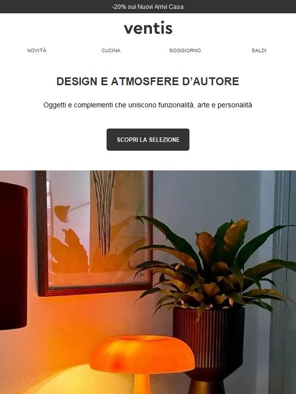 Design d’atmosfera per il cuore di casa