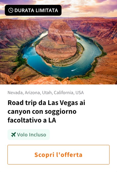Road trip da Las Vegas ai canyon con soggiorno facoltativo a LA