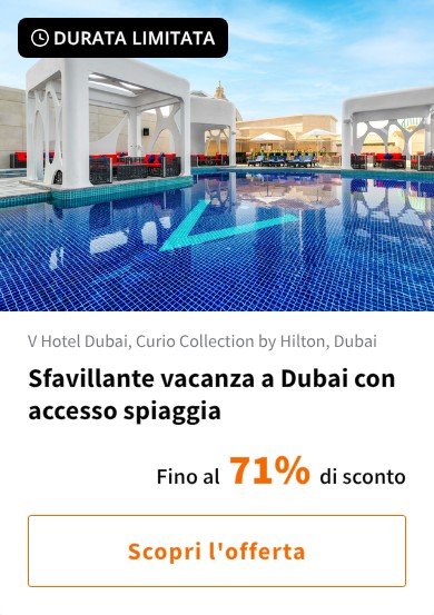 Sfavillante vacanza a Dubai con accesso spiaggia
