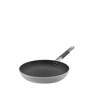 SharkSkin Cool Non-Stick Aluminum Flared Low Frying Pan with Stainless Steel Handle - 20 cm