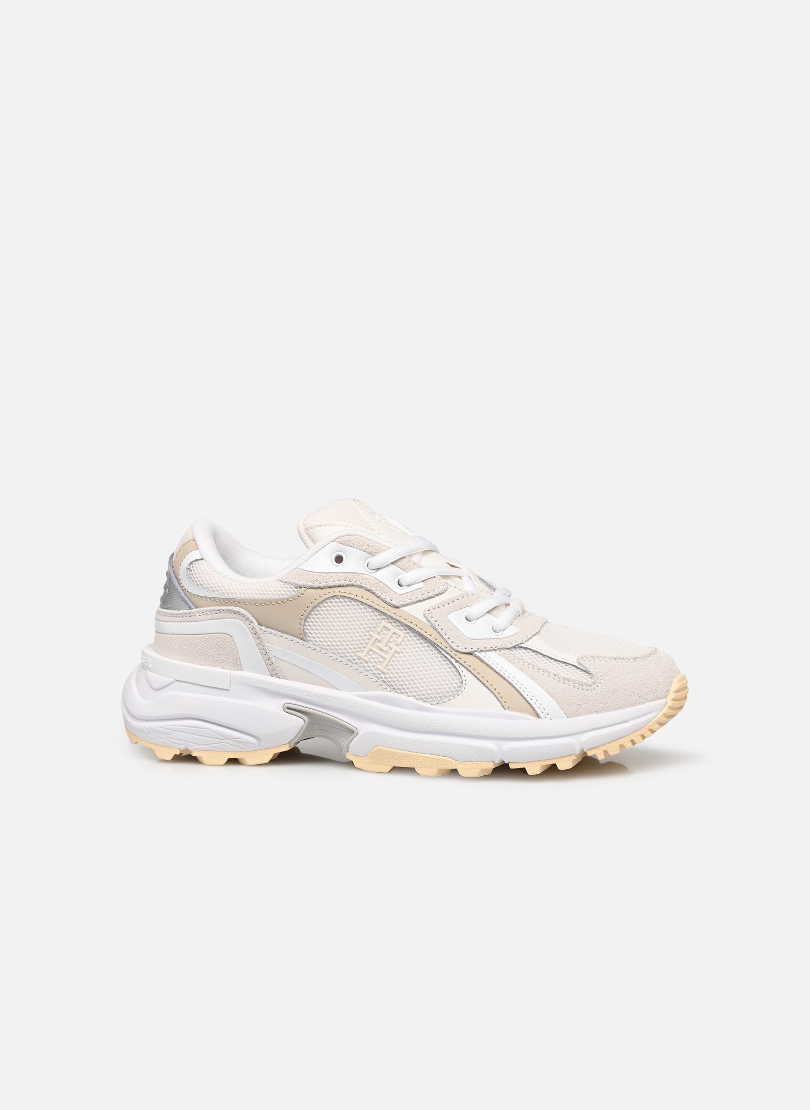 Tommy Hilfiger Baskets Th Modern Rugged Run donna beige