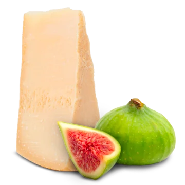Cheesecake dolce e salata al Parmigiano Reggiano e fichi