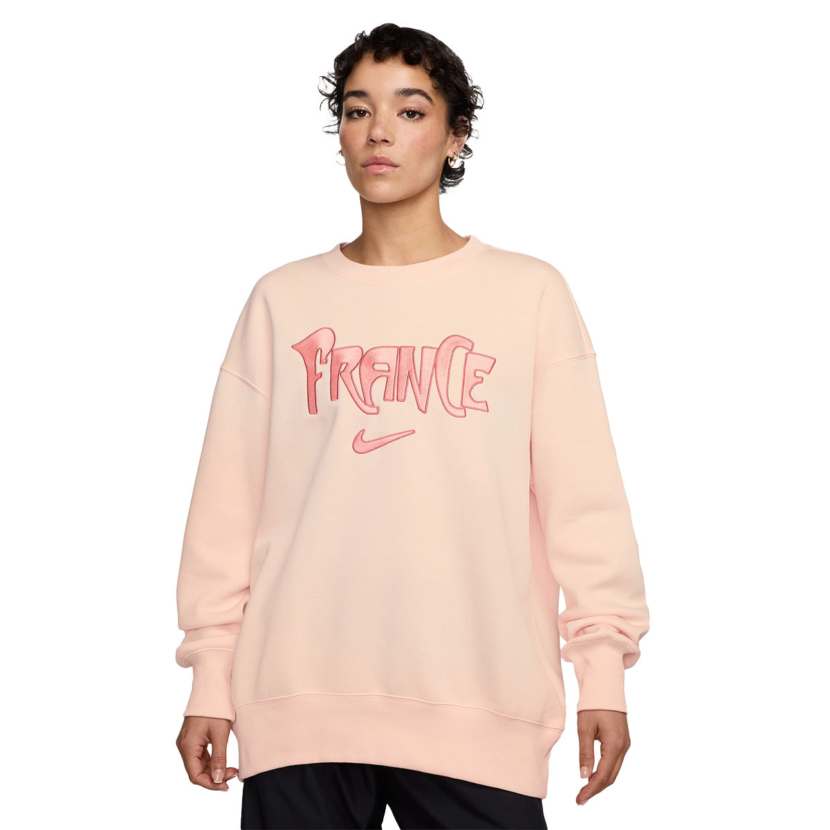   Felpa Nike Francia Fanswear Europei femminili 2025 da Donna