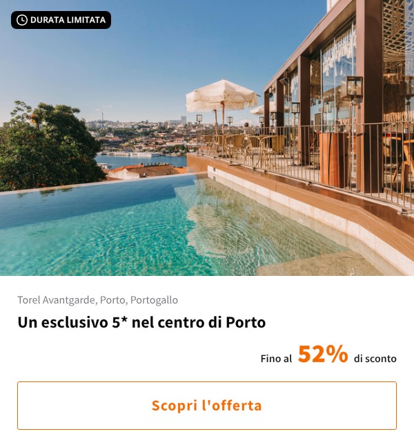 Un esclusivo 5* nel centro di Porto