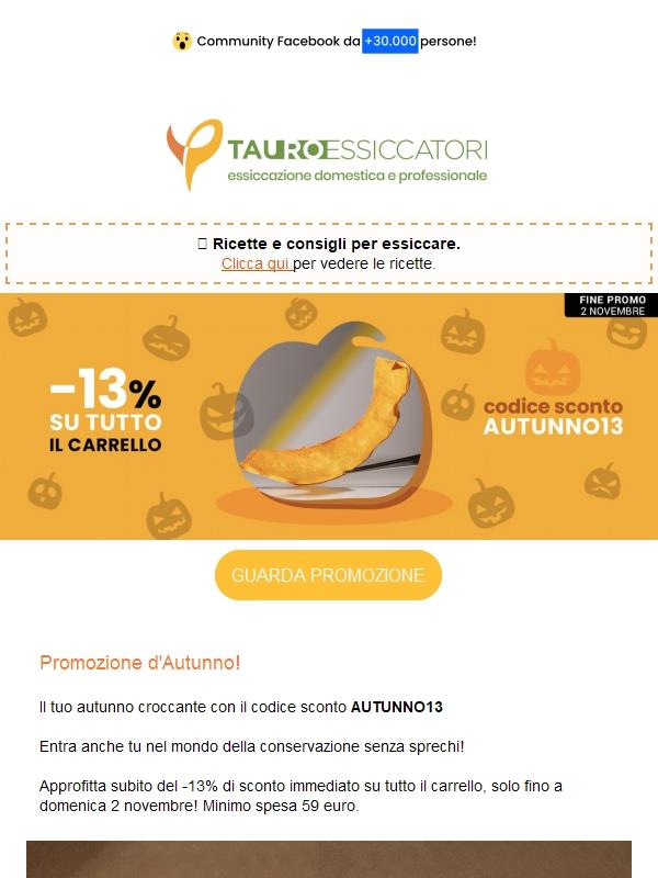 È arrivata la Promo d'Autunno 🍄🟫