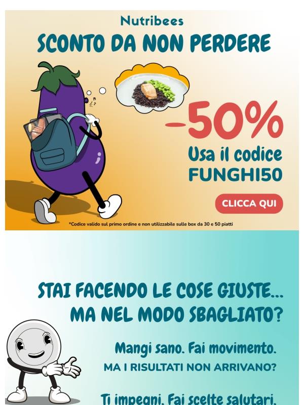 -50% di sconto per non sbagliare più❌