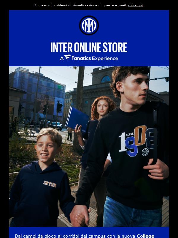 Scopri la College Collection: stile da campus, cuore nerazzurro 🎓🖤💙