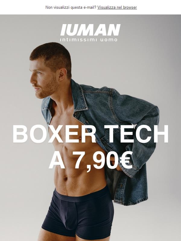 Boxer Tech per Lui a 7,90€ 🩲