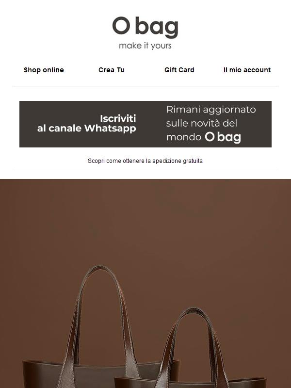 Cioccolato… ma in versione O bag! ✨