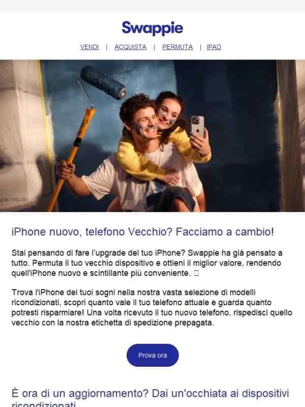Stai pensando di passare a un iPhone più recente?