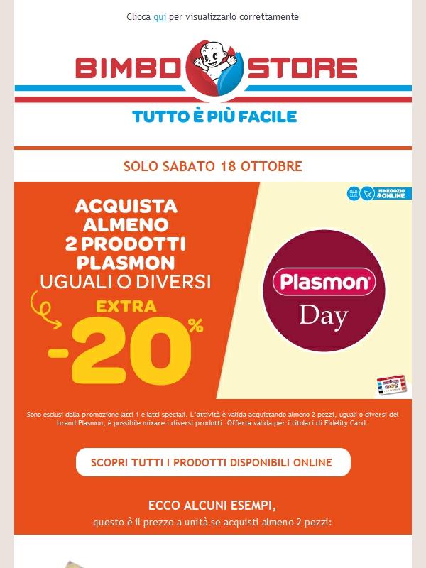 ⚡18.10: Offerta Plasmon valida solo oggi! 🧡