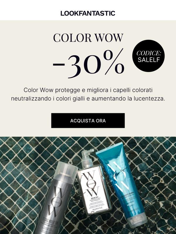 Color Wow | 30% di sconto