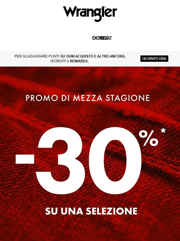 Acquista in anteprima! Accesso VIP alla nostre promo di mezza stagione