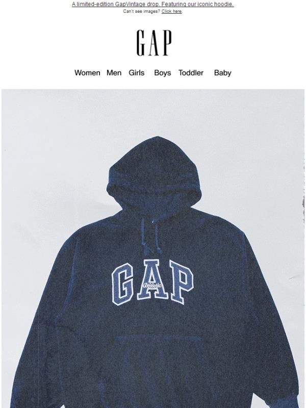 GapVintage drop: The Logo Hoodie