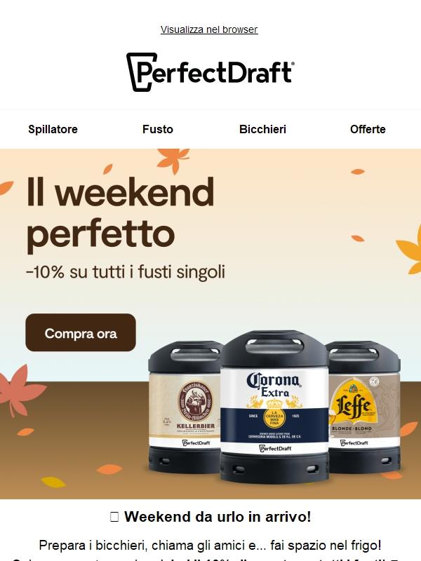 🍻 Il weekend perfetto è servito