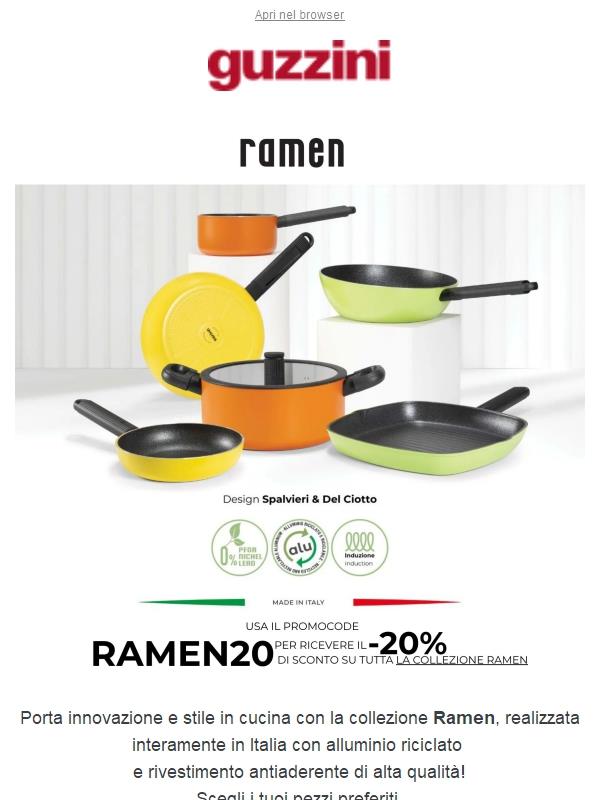 Solo per poco: -20% su tutta la linea Ramen!