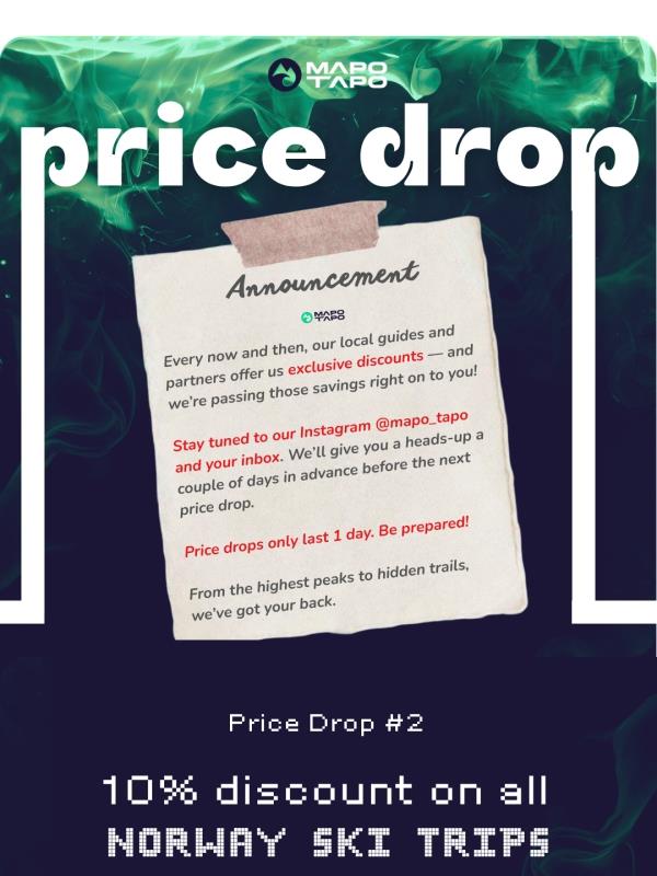 🚨🇳🇴 PRICE DROP #2: NORWAY SKI