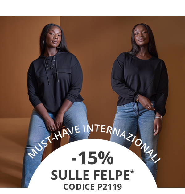 -15% sulle felpe