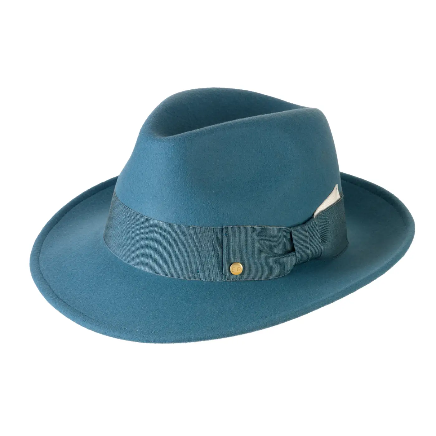 Fedora Coccos Azzurro Seta
