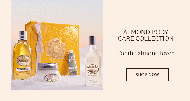 ALMOND BODY CARE COLLECTION | FOR THE ALMOND LOVER | SHOP NOW