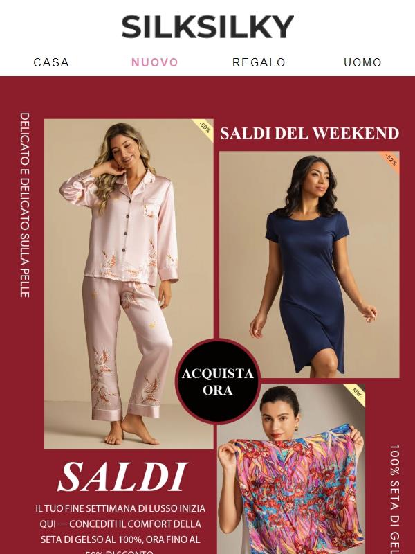 Weekend Refresh: €25 Off € 179 – - Aggiorna i tuoi giorni per meno.