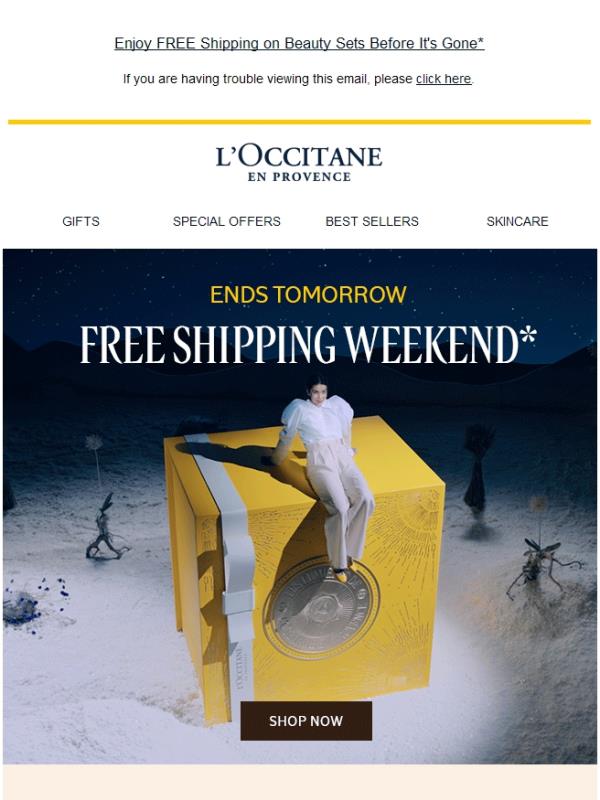 Ends Tomorrow: Shipping's Still On Us ✨