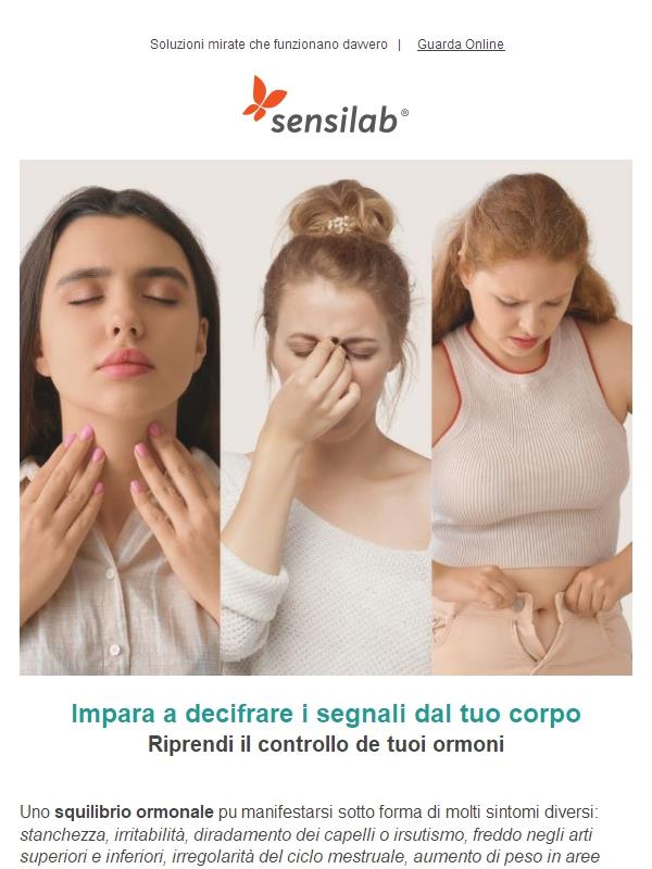 Stop a stanchezza, gonfiore, sbalzi di umore ❌