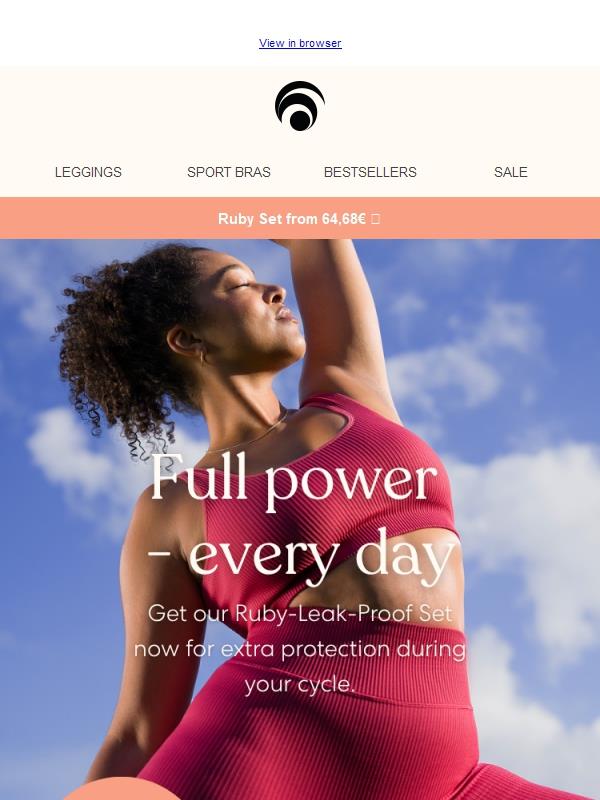 Move with confidence. 🩸