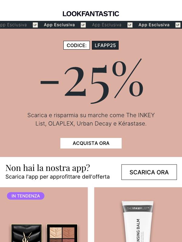 Risparmia il 25% – solo con la nostra app!