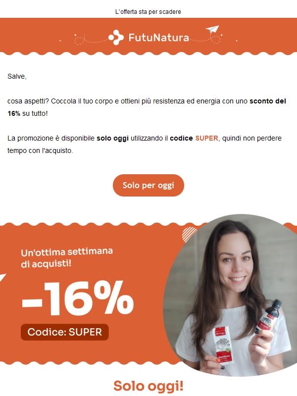 -16% su tutto ✅
