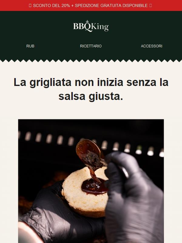 La salsa perfetta per il BBQ