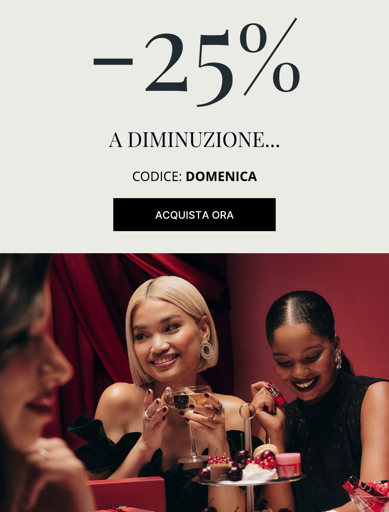 25 pour cent de remise EN DIMINUTION
