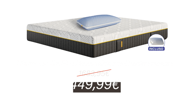 Materasso Gel Plus Emma Elite con Cuscino incluso