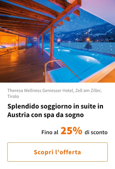 Splendido soggiorno in suite in Austria con spa da sogno