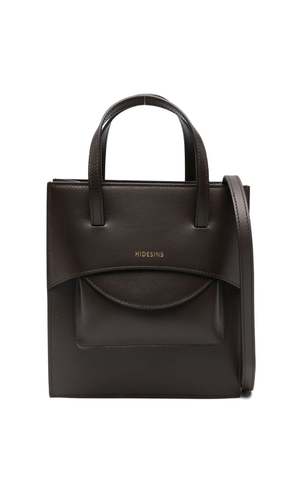 Flap leather mini bag